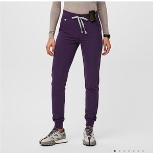 dark purple figs joggers